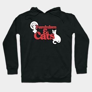 Feminism and Cats Hoodie